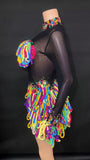 Mesh dress Rainbow Rhythm LGBT
