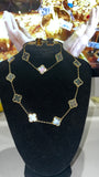 Grey / black 18k vann cleef