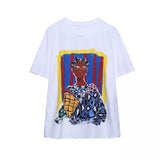 Blue paint tshirt