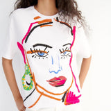Face short sleeve T-shirt