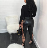 Lace me up pants