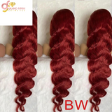 20 inch 13x4 red body waves