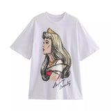 Zarah face printed T shirt