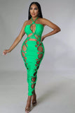 Spaghetti string dress